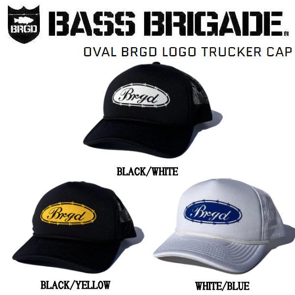 バスブリゲード BASS BRIGADE OVAL BRGD LOGO TRUCKER CAP メンズ