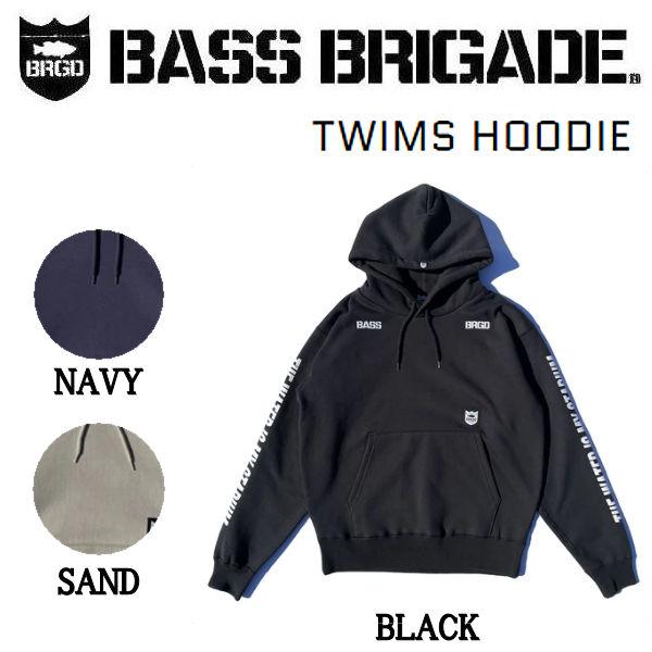 バスブリゲード BASS BRIGADE TWIMS HOODIE メンズ パーカー プル 