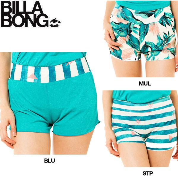 ビラボン BILLABONG レディース ショートパンツ フィットネス トレーニングウェア サーフパンツ 水着 UVカット M・L 3カラー