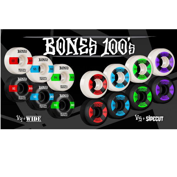 BONES BEARINGS ボーンズベアリング 100s V4 WIDE スケートボード