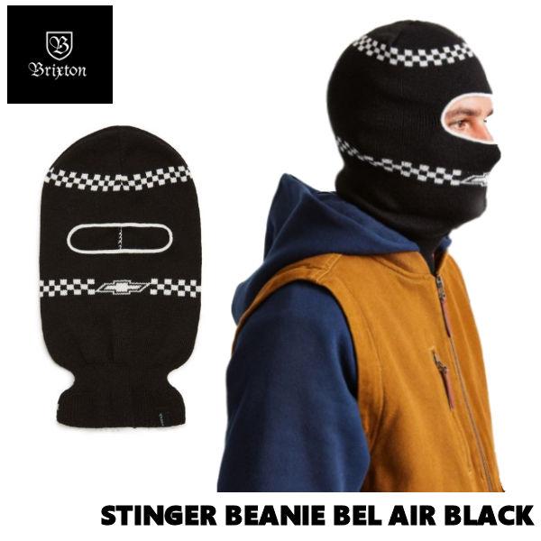 ブリクストン Brixton Stinger Beanie Bel Air Black メンズ フェイスマスクビーニー バラクラバ Unisex