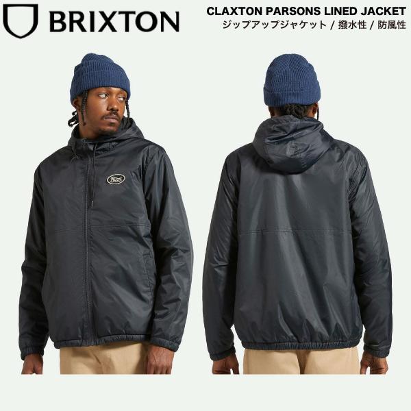 ブリクストン BRIXTON メンズ ジップアップジャケット 長袖 アウター 撥水性 防水性 カジュアル スケートボード ストリート アウトドア 正規品