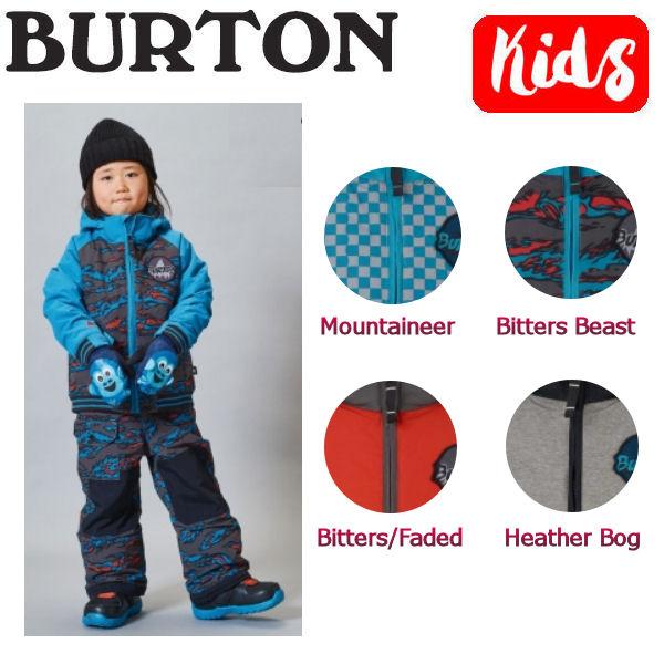 Burton バートンスノーボードビブウェア子ども用 5/6 グリーン/ブラック