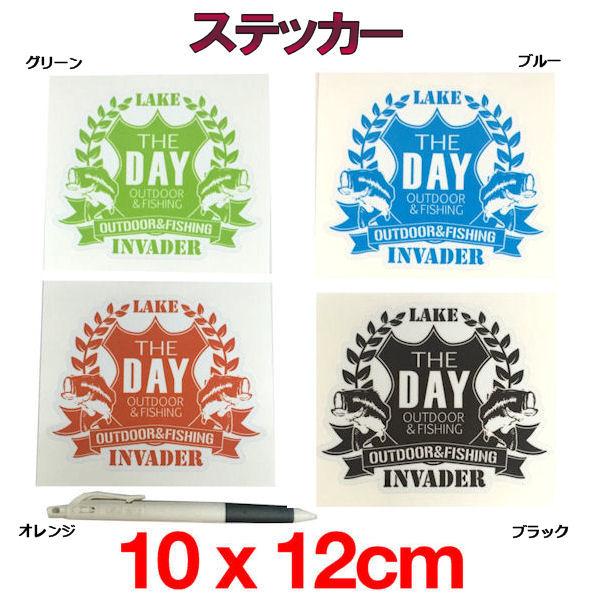 THE DAY ザ デイ ステッカー アウトドアフィッシング 魚釣り バス 10