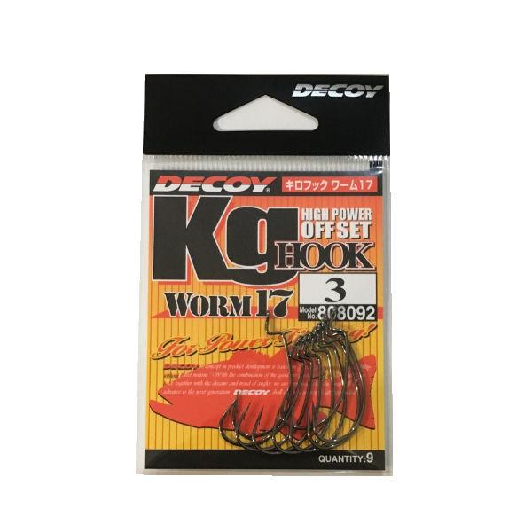DECOY】デコイ カツイチ KgHOOK キロフック ワーム17 OFF SET HOOK