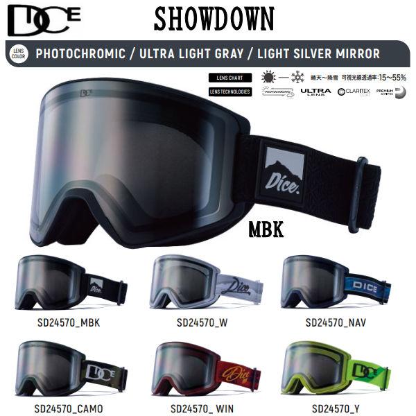 24-25 DICE ゴーグル ダイス SHOWDOWN ショーダウン SD44570 調 24-25 DICE ゴーグル ダイス SHOWDOWN ショーダウン SD44570 調