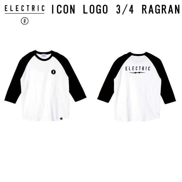 エレクトリック ELECTRIC 2025春夏 ICON LOGO 3/4 RAGRAN メンズ 七分丈 ラグラン Ｔシャツ トップス ストリート スケーター アウトドア キャンプ 正規品