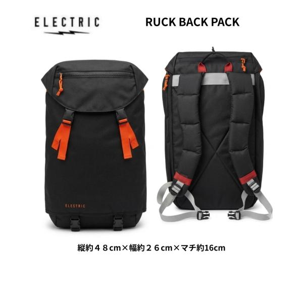 ELECTRIC エレクトリックRUCK BAG PACK バックパック リュックサック 鞄 アウトドア ストリート スケートボード キャンプ【正規品】