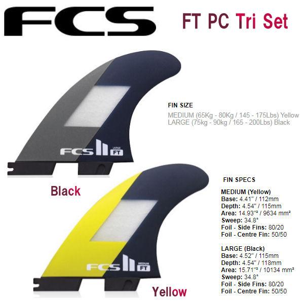 FCS エフシーエス 2 FT PC TRI フィリッペ トレード サーフィン フィン
