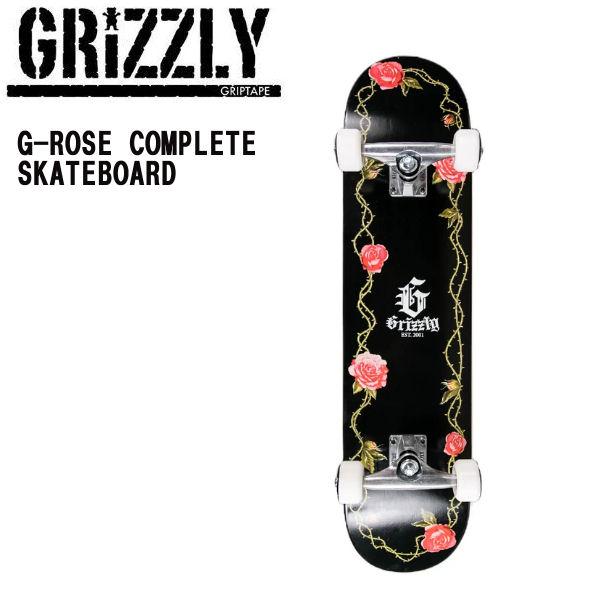 グリズリー GRIZZLY G-ROSE COMPLETE SKATEBOARD コンプリートデッキ