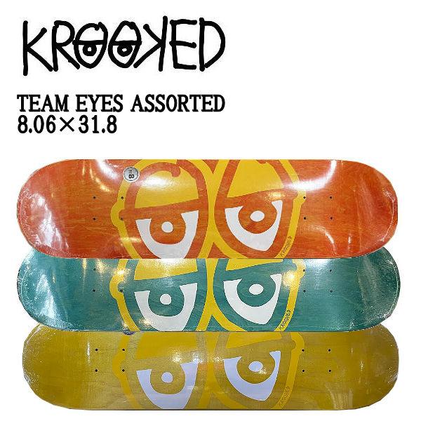 クルキッド KROOKED SKATEBOARD TEAM EYES ASSORTED チーム クルキッド KROOKED SKATEBOARD TEAM EYES ASSORTED チーム