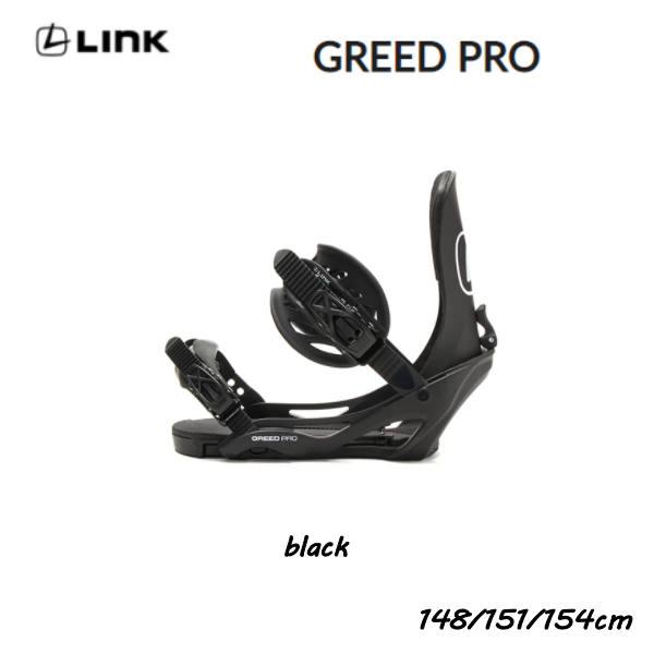 LINK GREED PRO スノーボード ビンディング ブラック M