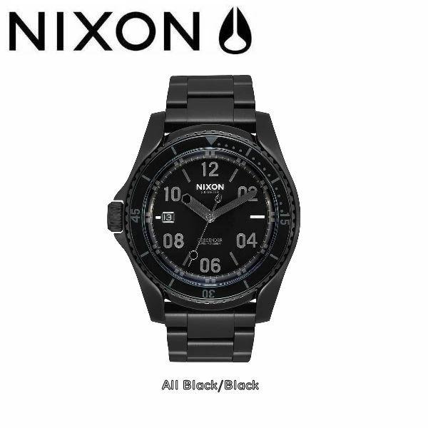 NIXON ニクソン THE DESCENDER メンズ レディース ウォッチ アナログ 腕時計 サーフィン ダイバーズウォッチ All  Black/Black