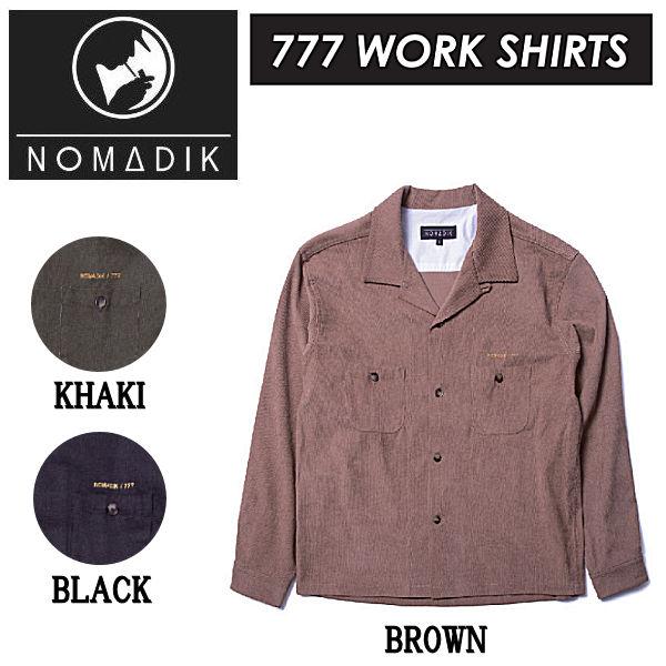 ノマディック NOMADIK MEN'S 777 WORK SHIRTS KAZU KOKUBO ノマディック NOMADIK MEN'S 777 WORK SHIRTS KAZU KOKUBO