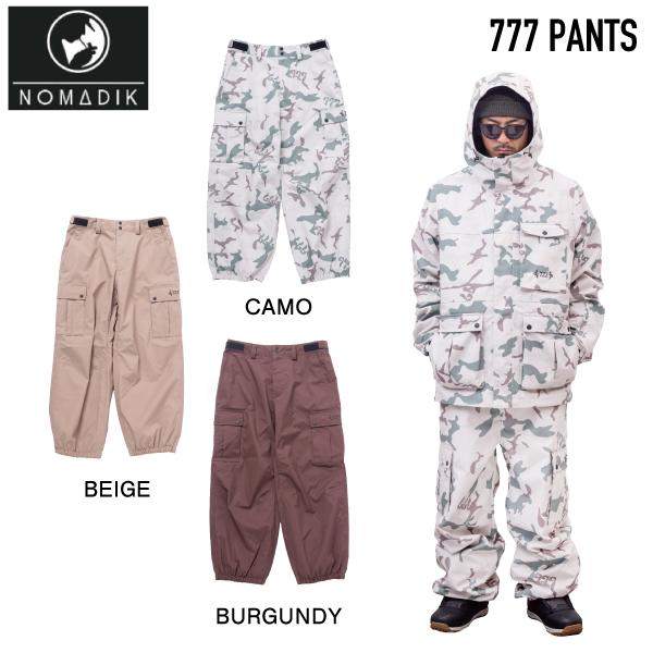 特典あり ノマディック NOMADIK 777 PANTS メンズ パンツ ボトムス