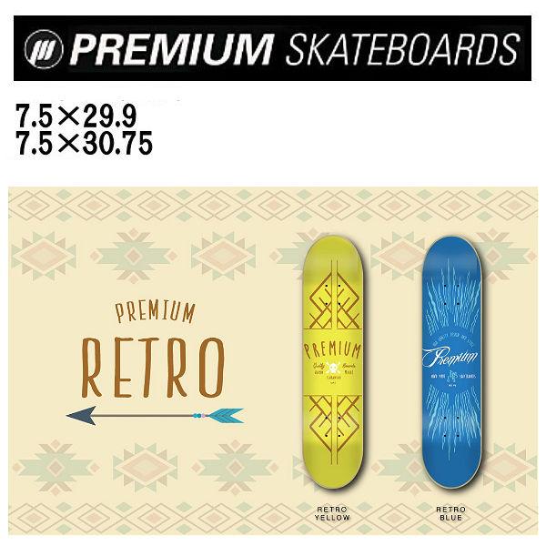 プレミアム PREMIUM スケートボード RETRO デッキ ジュニア キッズ