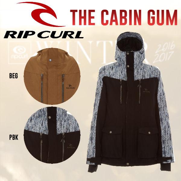 リップカール スノーウェア RIP CURL リップカール THE CABIN GUM JKT メンズスノー
