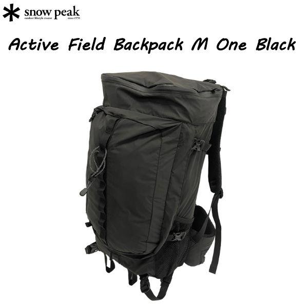 スノーピーク SNOW PEAK Active Field Backpack M One Black 29L 