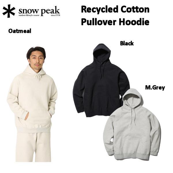 スノーピーク SNOW PEAK Recycled Cotton Pullover Hoodie スノーピーク SNOW PEAK Recycled Cotton Pullover Hoodie