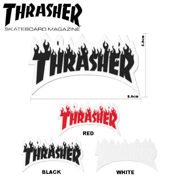 Thrasher スラッシャー Flame Small Sticker ステッカー スケートボード スケボー シール Thr 54tide 通販 Yahoo ショッピング