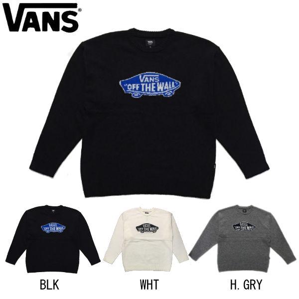 バンズ VANS SK80TW JQD CREW KNIT 長袖クルーニット セーター