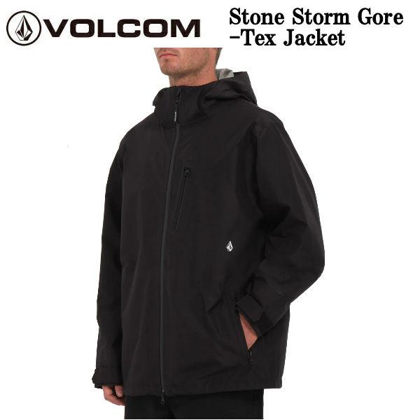 VOLCOM ブラック ジャケット 10,000mm防水 VOLCOM ボルコム アウター 中綿 メンズ フード付きジャケット