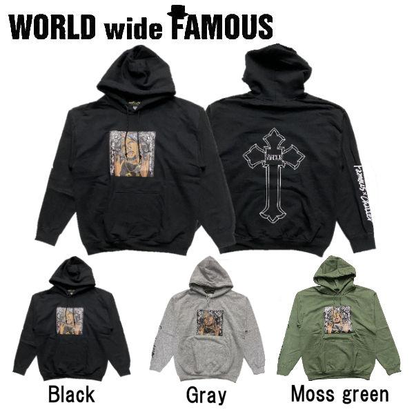 美品　WORLD WIDE FAMOUS  ショート　パーカー WORLD WIDE FAMOUS】ワールドワイドフェイマス 2019秋冬 プル