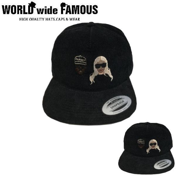 ワールドワイドフェイマス WORLD WIDE FAMOUS 2019春夏 KIMYE風CAP
