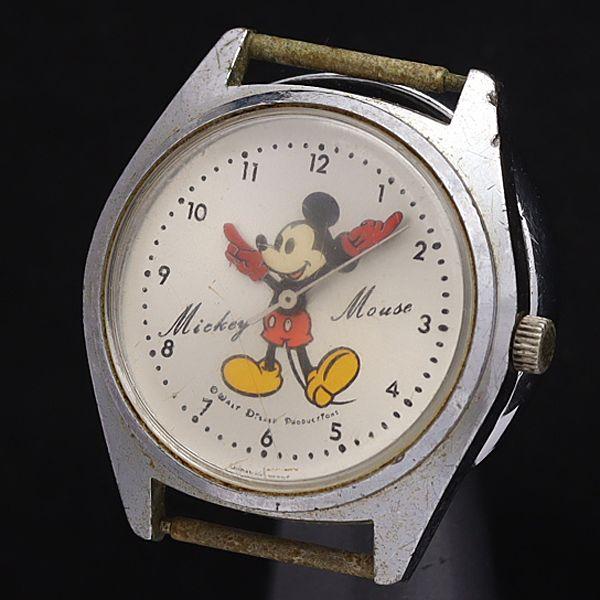 ミッキーマウス アナログ手巻き時計　ディズニータイム5000–7000 セイコー 手巻き 5000-7000 ディズニータイム ミッキーマウス ラウンド