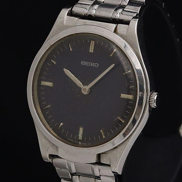SEIKO 青色文字盤 クォーツ 7C17-8000 腕時計　視覚障害者用 セイコー 7C17-8000 盲人時計 QZ 青文字盤 メンズ腕時計 KTR 2000000