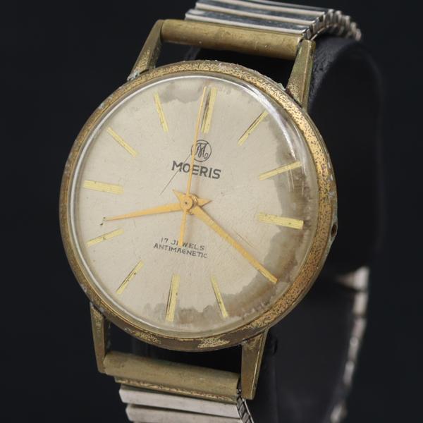 MOERIS 手巻き シルバー文字盤 メンズ腕時計 YUM 2000000 NSK