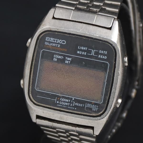 セイコー デジタル クォーツ クロノグラフ A127-5000 QZ セイコー A127-5000 デジタル文字盤 レディース腕時計 2000000 NSK