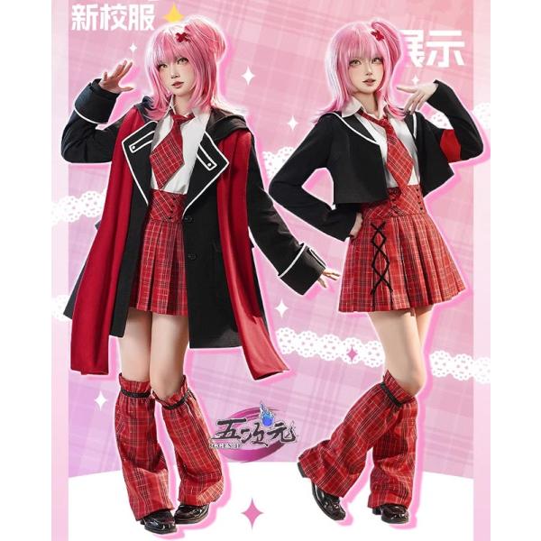 三分妄想 しゅごキャラ！ コスプレ 日奈森 あむ ジュエルジョーカー あむ 新制服 コスプレ衣装 ※ウィッグ 追加可能