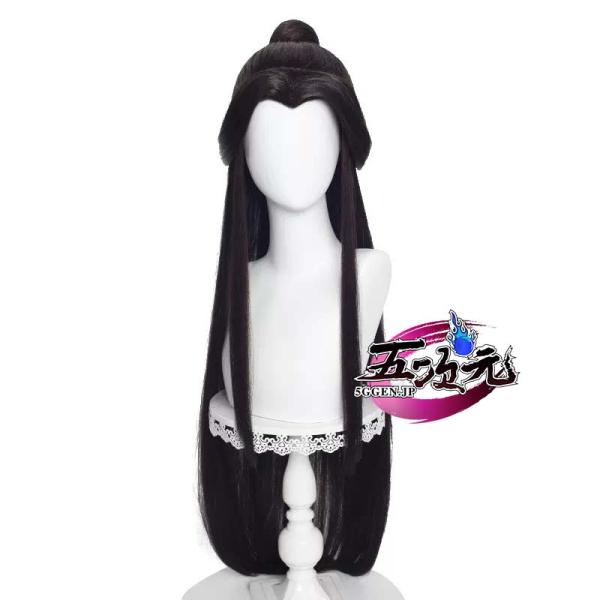 非公式のウィッグです。※非公式ですが、髪質はさらさらです。ある程度セットされています。（お団子と本体は分けている構造です）