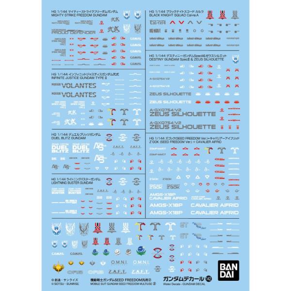 BANDAI SPIRITS バンダイスピリッツ ガンダムデカール No.142 機動戦士