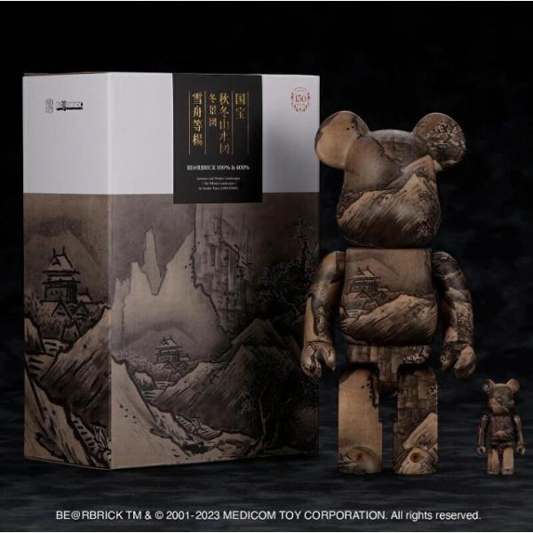 メディコムトイ BE@RBRICK 東京国立博物館 雪舟 国宝 100% & 400 メディコムトイ BE@RBRICK 東京国立博物館 雪舟 国宝 100% & 400
