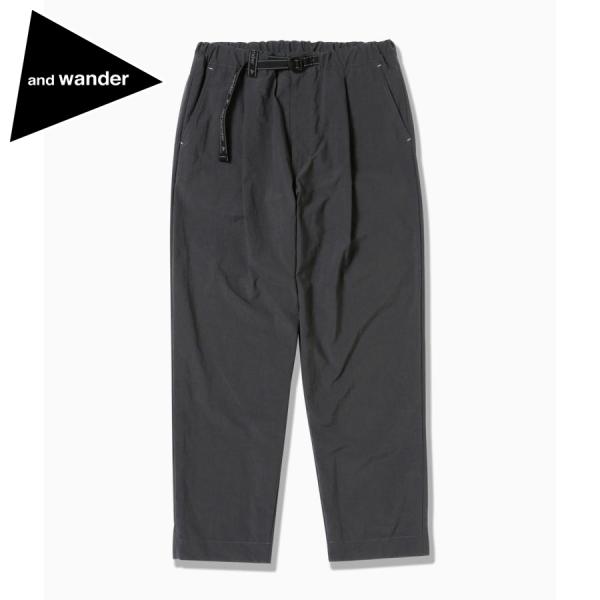 and wander ポイント10% アンドワンダー ナイロンチノタック