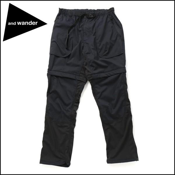 and wander（アンドワンダー） ポイント10% トレック2ウェイパンツ