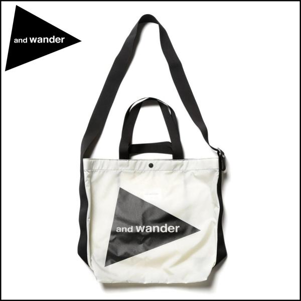 and wander ポイント10% アンドワンダー コーデュラビッグロゴ