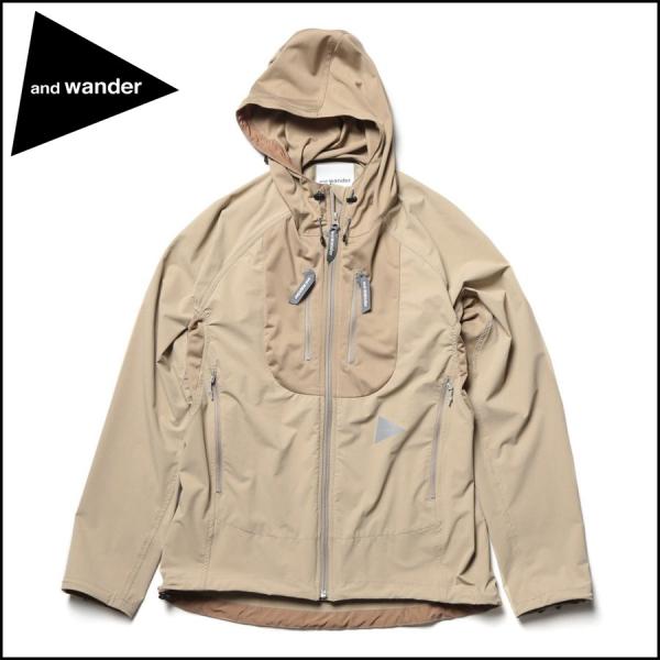 冷水)アンドワンダー【and wander】トレック ジャケット and wander / アンドワンダー|trek jacket - Navy | 通販 - 正規取扱店