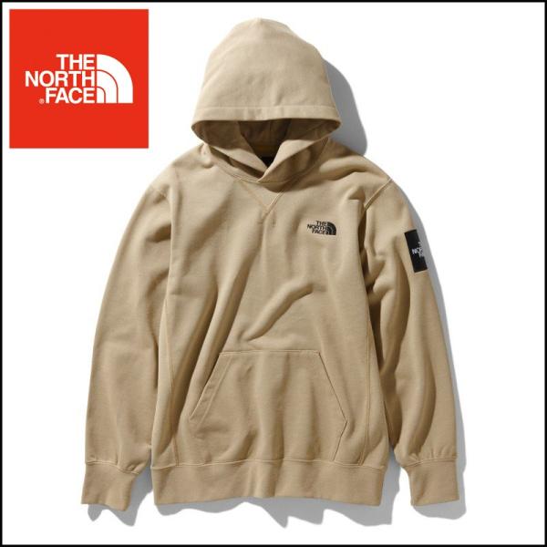 L ノースフェイス スクエアロゴフーディー NT12035 ツイルベージュ WB 5th-store_nt12035-wb
