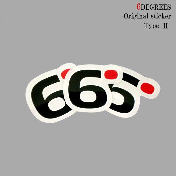 6DEGREES　オリジナルステッカー　TYPE-2