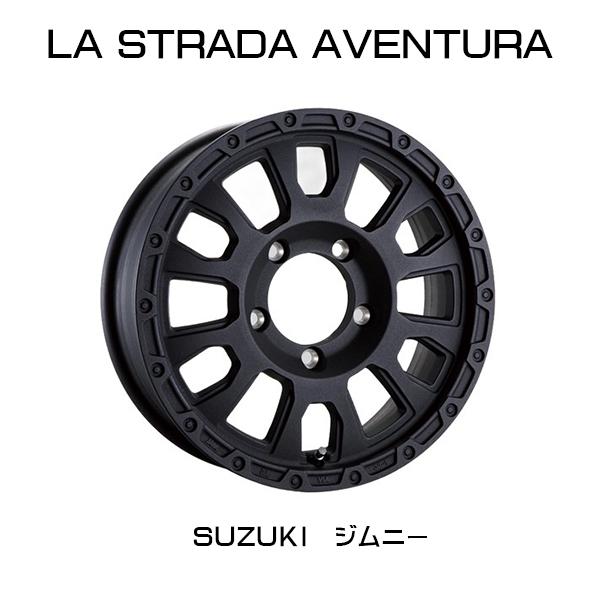 SUZUKI Wj[ JBn wzC[4{ZbgxLA STRADA AVENTURA 16×5.5J 5H/139.7 NubN(WB) AF`
