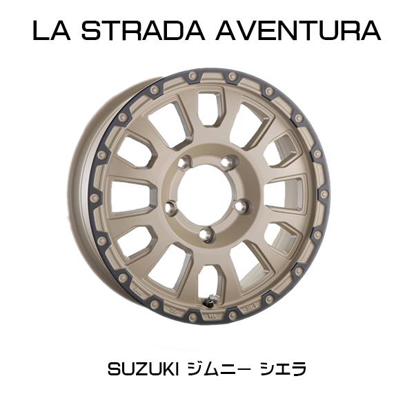 SUZUKI Wj[ VG JB74n wzC[4{ZbgxLA STRADA AVENTURA 16×5.5J 5H/139.7 \bhfU[g+ubNAm_CYh(SDAR) AF`