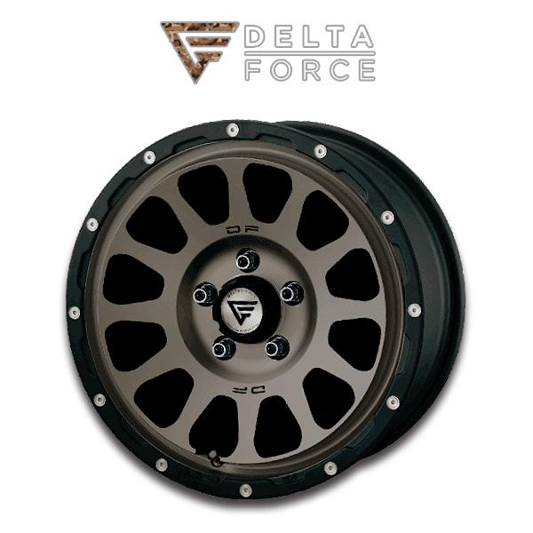 ミツビシ デリカD:5 DELICA D:5 後期 『ホイール4本セット』 DELTA FORCE OVAL デルタフォース オーバル 16x6.0J 5/139.7 -5 マットスモークポリッシュ