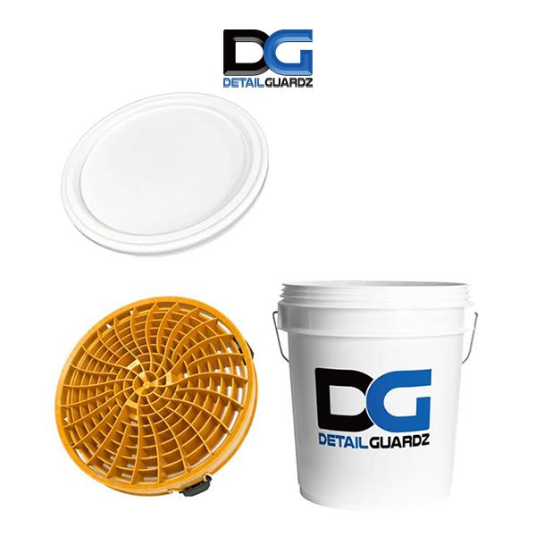 DETAIL GUARDZ ディテール ガーズ DIRT LOCK ダートロック 「ゴールド」 オリジナルバケツ 20L バケツ フタ 3点セット 特許取得済み