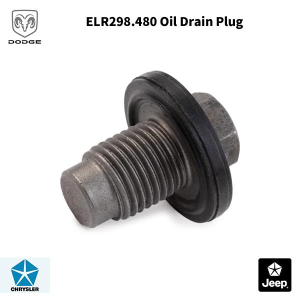 DODGE CHRYSLER JEEP 社外品 エンジンオイルドレンプラグ（ガスケット付き） ELR298.480　ダッジ クライスラー ジープ