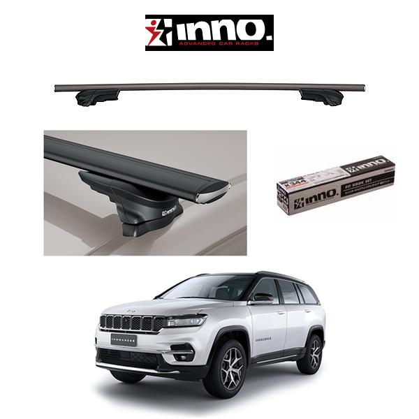 『車種別セット』INNO イノー システムキャリア エアロベース スルータイプ JEEP COMMANDER H620 ジープ コマンダー フラッシュレール付き車 キャリアラック