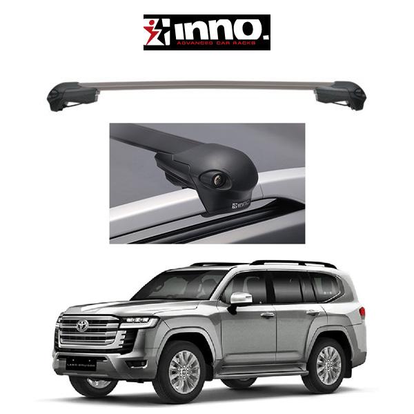 トヨタ ランドクルーザー 300 FJA300W VJA300W ルーフレール付き車 エアロベース フラッシュタイプ 『車種別セット』INNO イノー システムキャリア  アウトドア