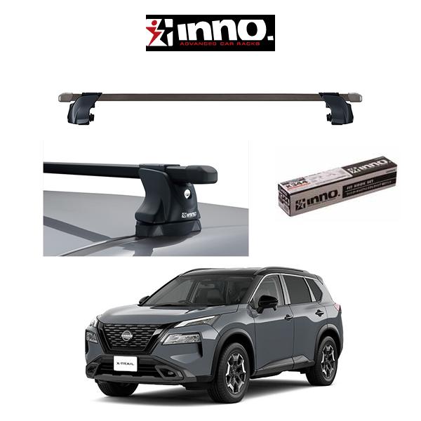 INNO エアロベース　エクストレイル用ルーフキャリア INNO ニッサン エクストレイル NISSAN X-TRAIL T33 フラッシュレール付